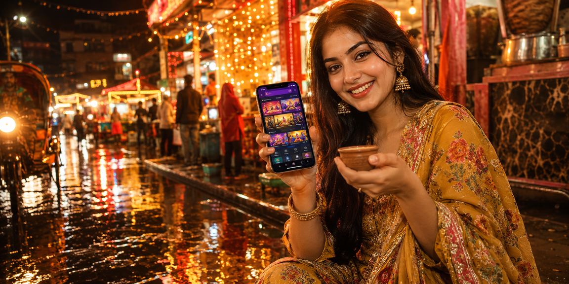 ময়মনসিংহের রাতের বাজারে মোবাইলে cbaji পেমেন্ট ও বেটিং করছেন একজন ব্যবহারকারী