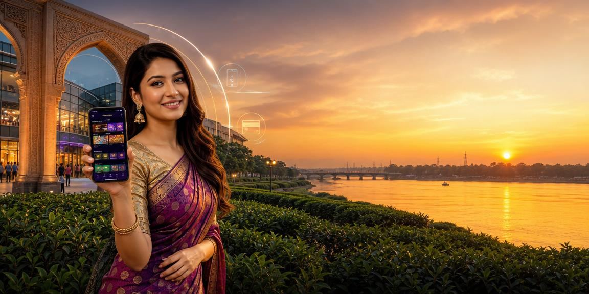 রাজশাহীর চা বাগানে cbaji অ্যাপে লাইভ বেটিং করছেন একজন ব্যবহারকারী